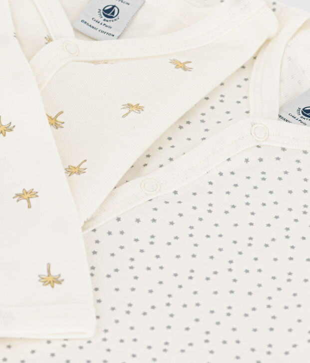 Palms and Stars Cotton Sleepsuits - 2-Pack multicolor
