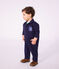 Babies' long plain cotton jumpsuit SOIR