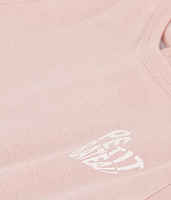 Babies' Cotton Short-Sleeved T-Shirt SALINE pink