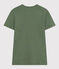 Women's Iconic Cotton Round Neck T-Shirt CROCO green