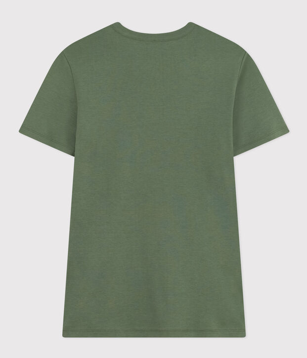 Women's Iconic Cotton Round Neck T-Shirt green