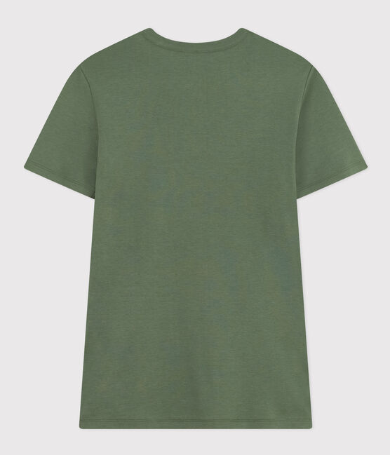 Women's Iconic Cotton Round Neck T-Shirt CROCO green