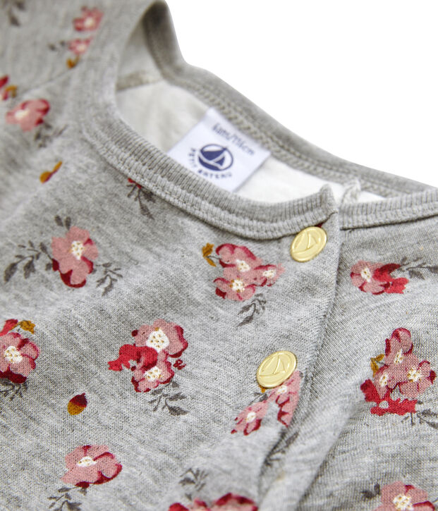 Girls' Print Dress grey/multicolor