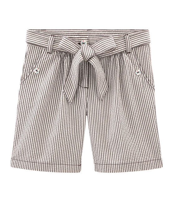 Girls' Shorts VINO red/MARSHMALLOW white
