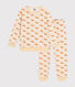 Children's squirrel print brushed terry towelling pyjamas