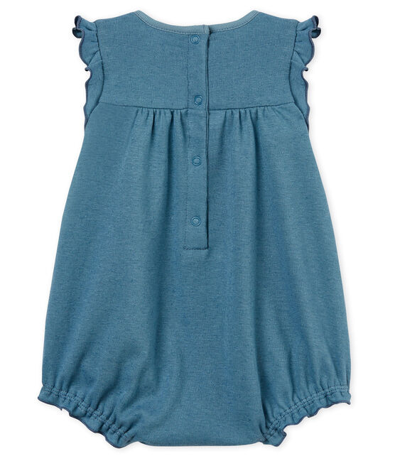 Baby girls' playsuit made of cotton/linen blend FONTAINE