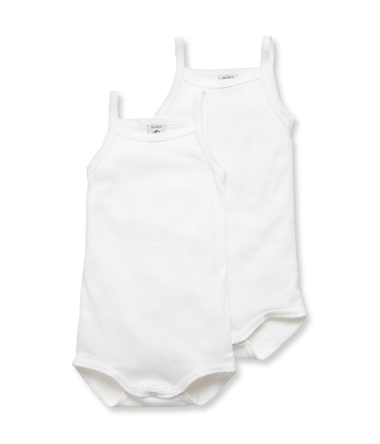 Baby Girls' Bodysuits with Straps - 2-Piece Set variante 1