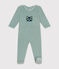 Babies' velour pyjamas PAUL green