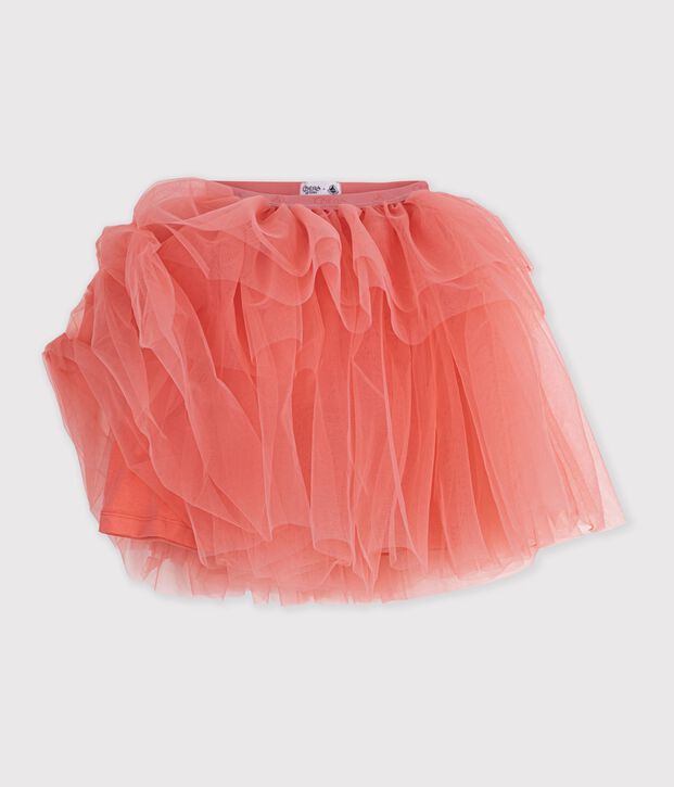 Children's midi-length skirt in plain tulle FLAMAND