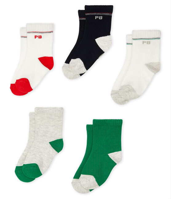 Set of 5 pairs of socks for baby boys variante 2