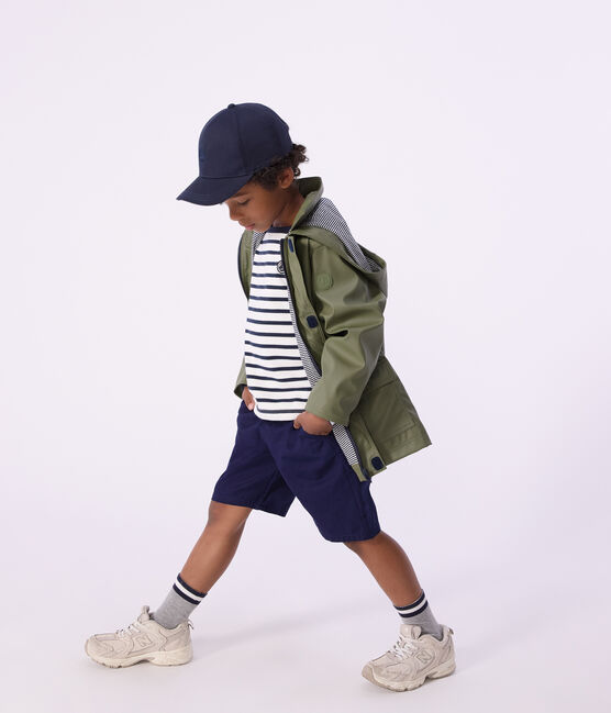 Children's iconic raincoat OLIVINE green