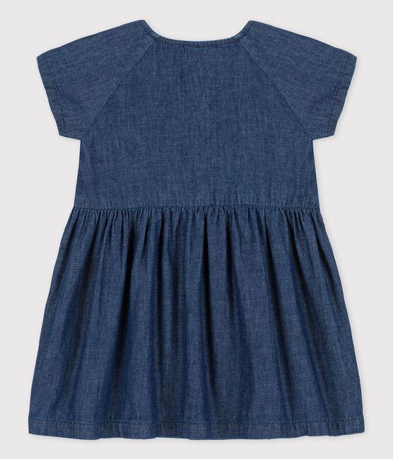Babies' Organic Light Denim Dress DENIM blue