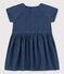 Babies' Organic Light Denim Dress DENIM blue