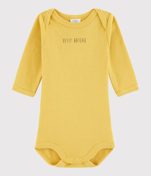 Baby Boys' Long-Sleeved Bodysuit yellow