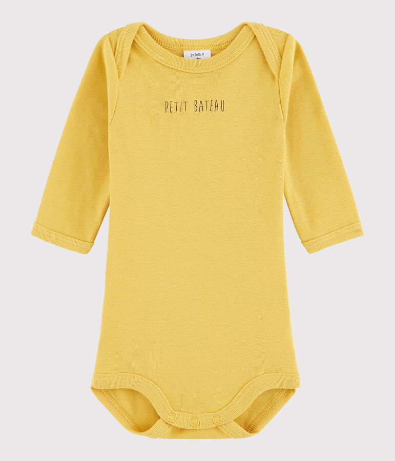 Baby Boys' Long-Sleeved Bodysuit yellow