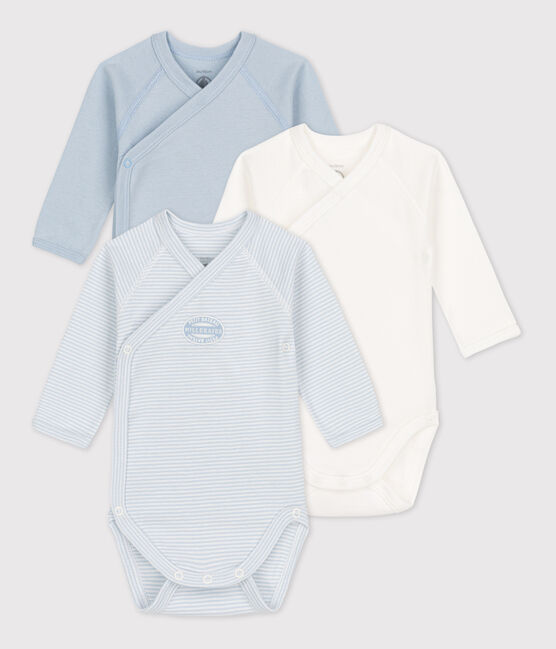 Babies' Long-Sleeved Cotton Bodysuits - 3-Pack variante 2