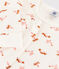 Bird Themed Cotton Snugfit Pyjamas MARSHMALLOW white/MULTICO white