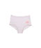 Boxer fille rayé milleraies VIENNE pink/ECUME white