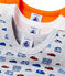 Pack of 3 baby boy sleeveless bodysuits . white