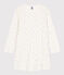 Girls' Floral Print Cotton Nightdress MARSHMALLOW white/MULTICO white