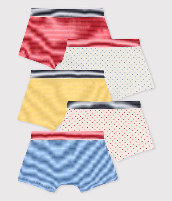 Boys' Organic Cotton Boxer Shorts - 5-Pack variante 1