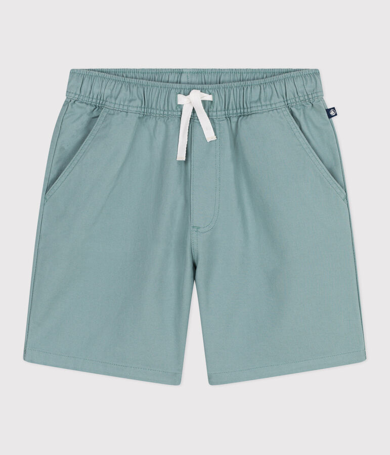Children's Bermuda shorts in plain cotton PAUL green