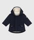 Babies' plain mid-length parka