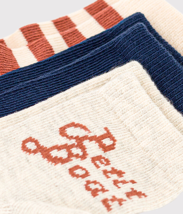 Babies' Petit Boat Socks - 3-Pack multicolor