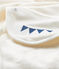 Boys' Fleece Cape/Poncho MARSHMALLOW white/MEDIEVAL blue