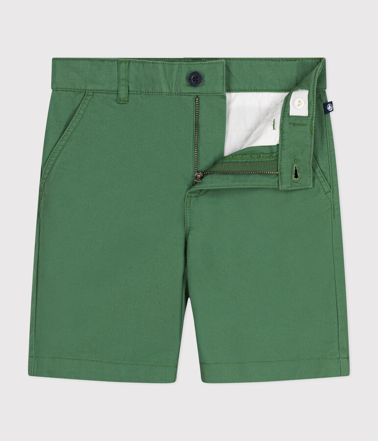 Boys' serge shorts green