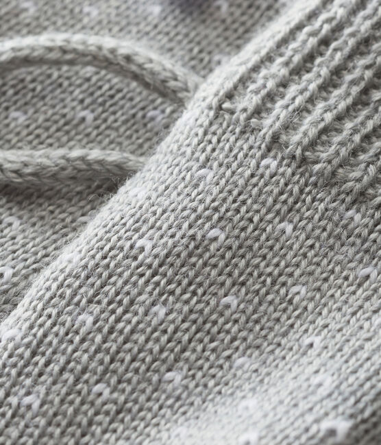 Mixed baby's mittens SUBWAY CHINE grey