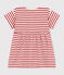 Babies' Short-Sleeved Terry Dress AVALANCHE white/STOP