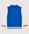 Unisex Children's Fleece Baseball Jacket RUISSEAU blue/MARSHMALLOW white