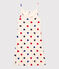 Women's cotton babydoll nightdress AVALANCHE white/MULTICO