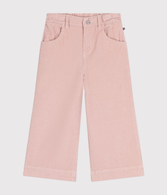 Little girls' corduroy trousers SALINE pink