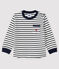 Baby boy's t-shirt MARSHMALLOW white/SMOKING blue