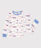 Unisex Paris Themed Cotton Pyjamas MARSHMALLOW white/MULTICO white