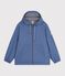 Women's short raincoat blue
