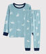 Boys' Yeti Print Velour Pyjamas