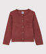 Girls' Terry Cardigan