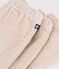 Babies' plain corduroy trousers Ecru