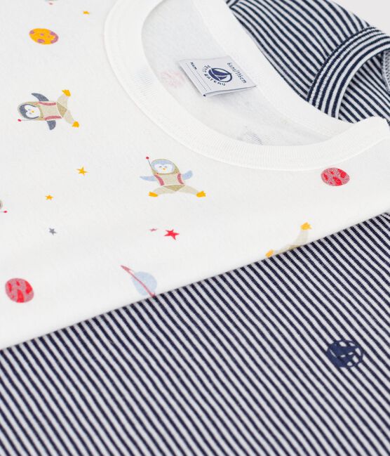 Pack of children's printed short cotton pyjamas variante 1