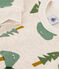 Babies' fleece sweatshirt MONTELIMAR beige/MULTICO white