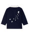 Baby Boys' Long-Sleeved Polo Shirt SMOKING blue