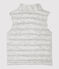Babies' Tube Knit Gilet BELUGA CHINE grey