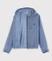 Unisex Stripy Windbreaker SURF blue/MARSHMALLOW white