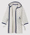 Unisex Star Fleece Dressing Gown BELUGA grey/ECUME white
