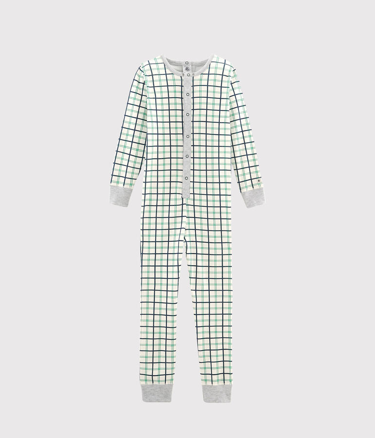 Baby Boys' Long Jumpsuit MARSHMALLOW white/MULTICO white