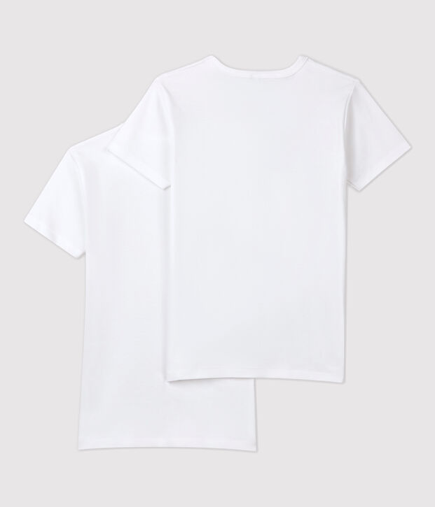 Boys' White Short-sleeved T-Shirt - 2-Pack multicolor