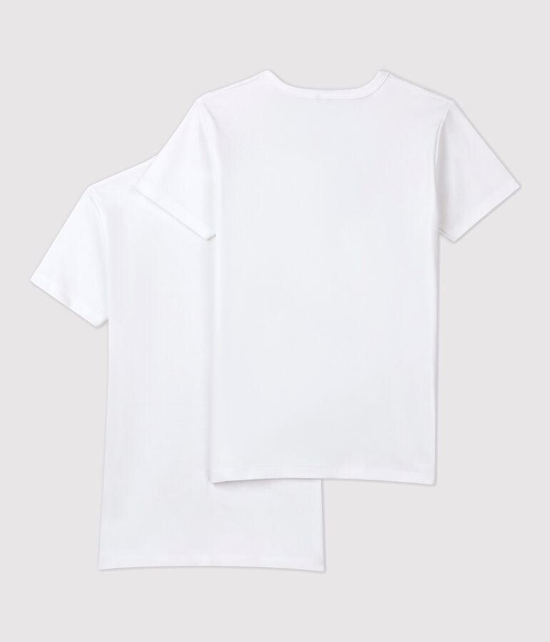 Boys' White Short-sleeved T-Shirt - 2-Pack multicolor